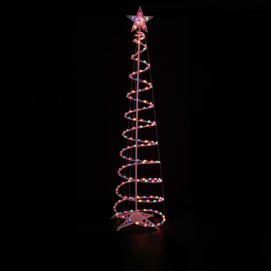 3ft., 4ft., & 6ft. Pre-Lit Spiral Artificial Christmas Tree Set